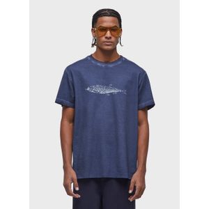 Double face watercolor fish t-shirt
