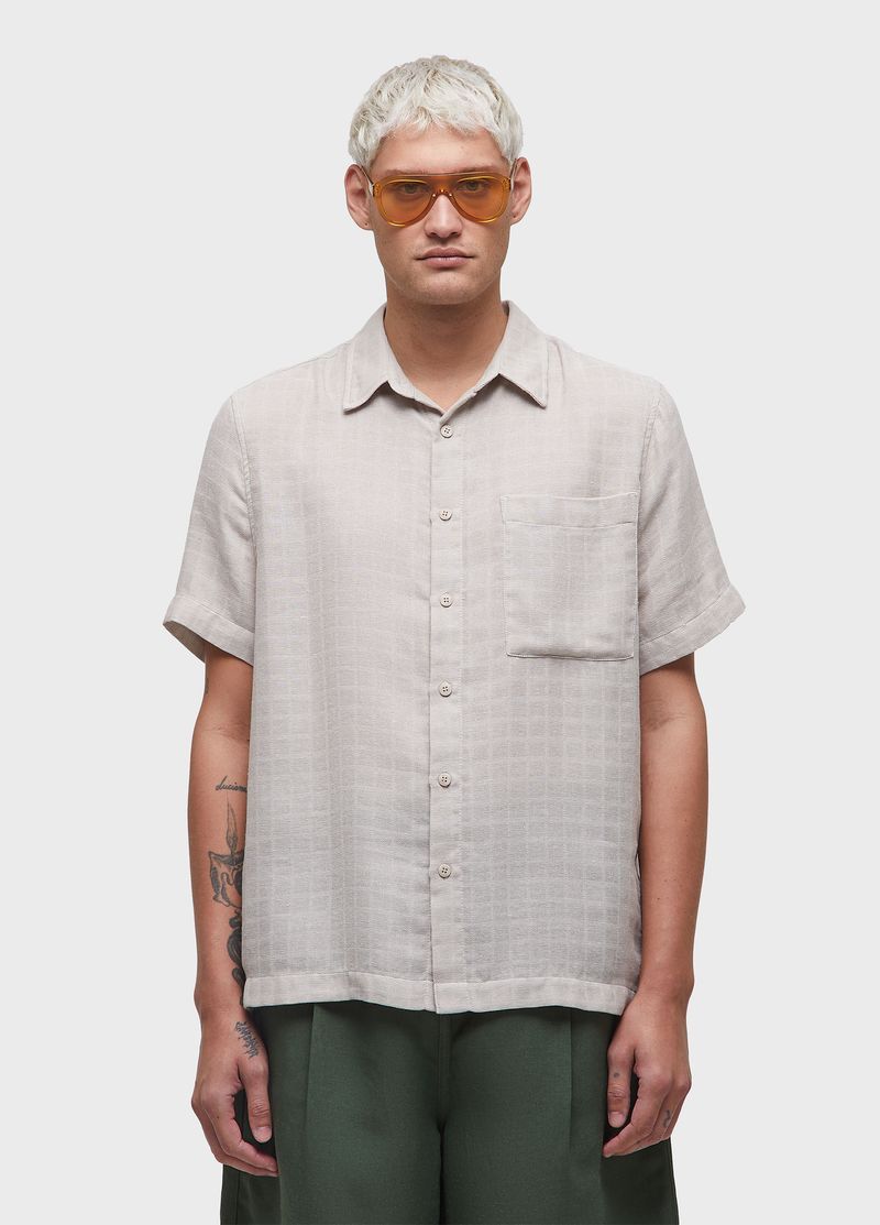 CAMISA COTTON GRID MC