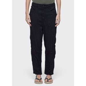 Crinkled hemp pants