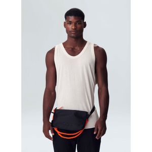 Visual linen cut tank top