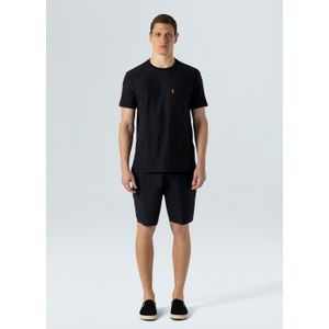Washed pocket spot t-shirt mc