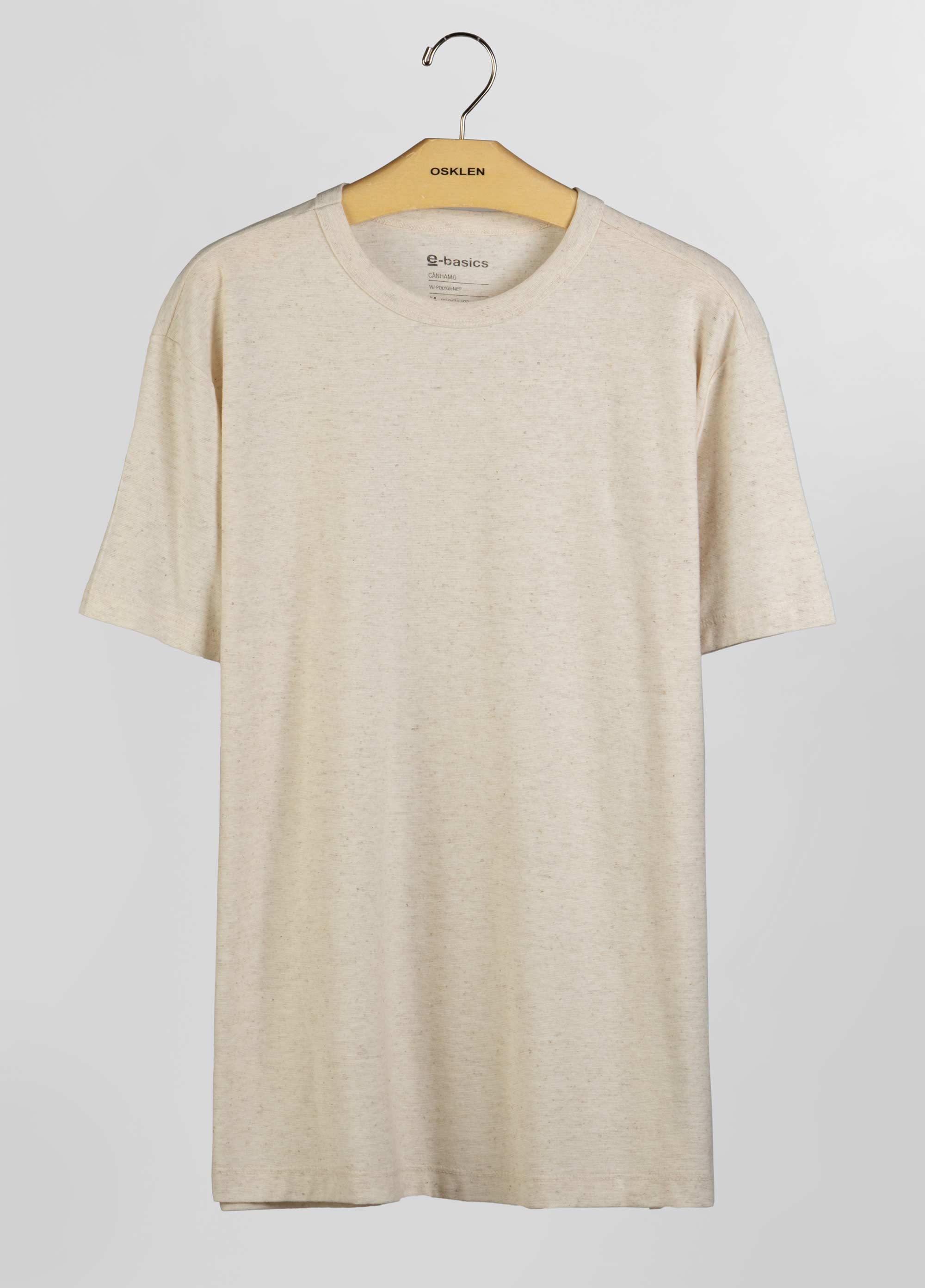 Osklen men short sleeved e-basics hemp t-shirt