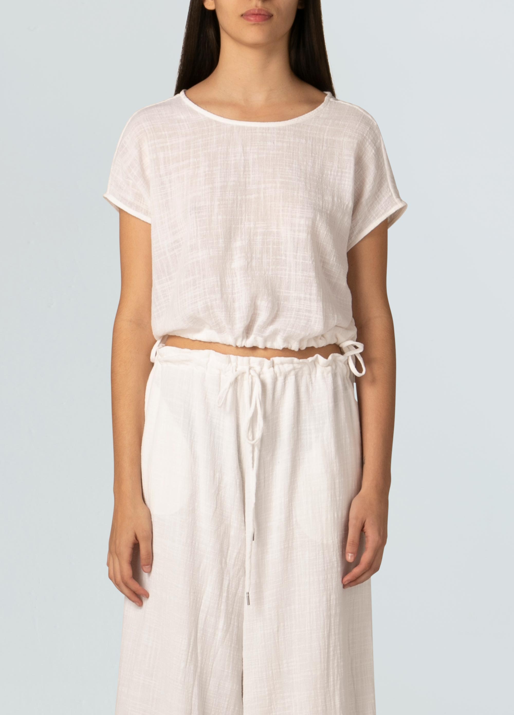 Womens rustic cotton blouse