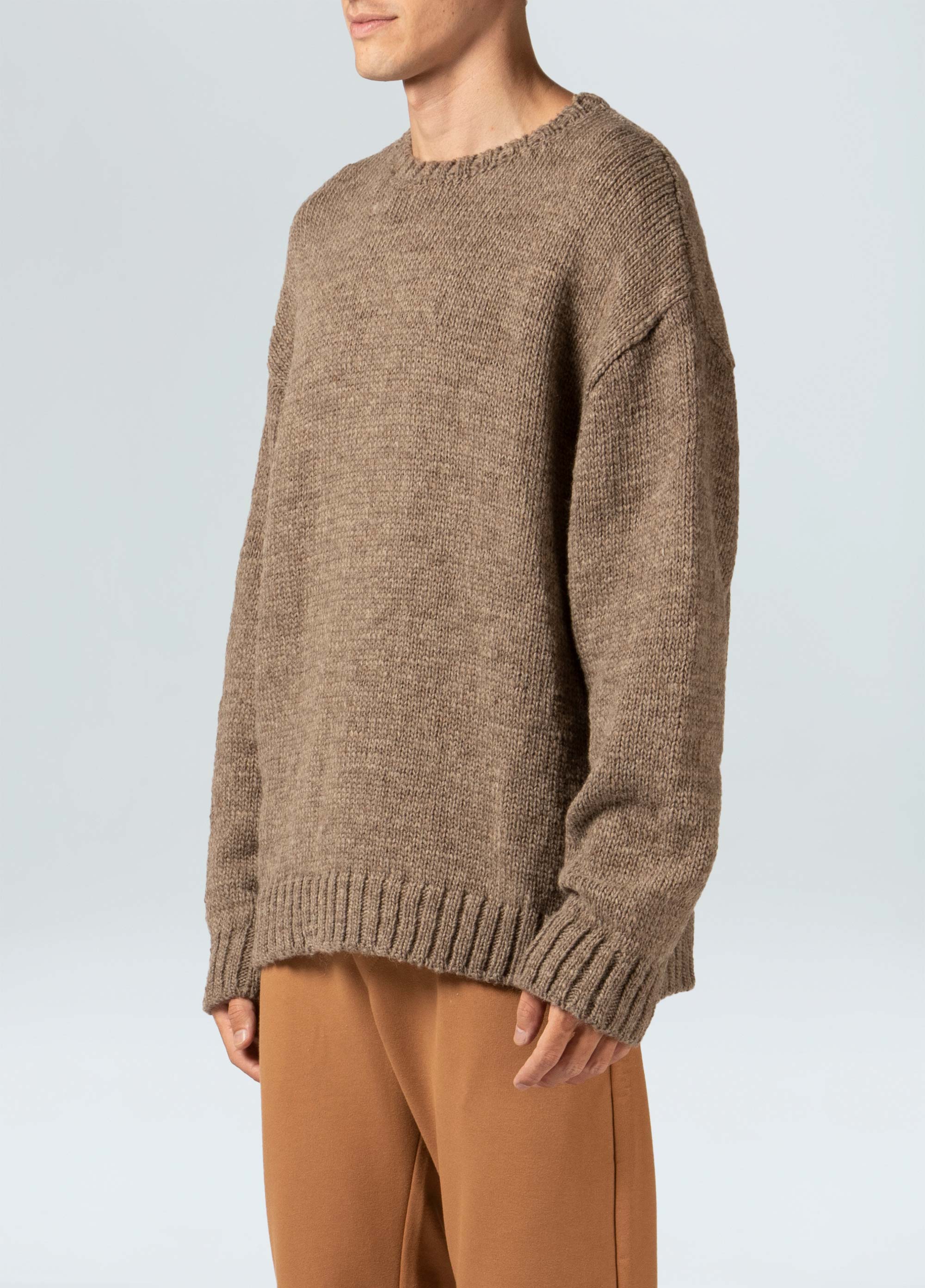Mens handmade backstitched sweater