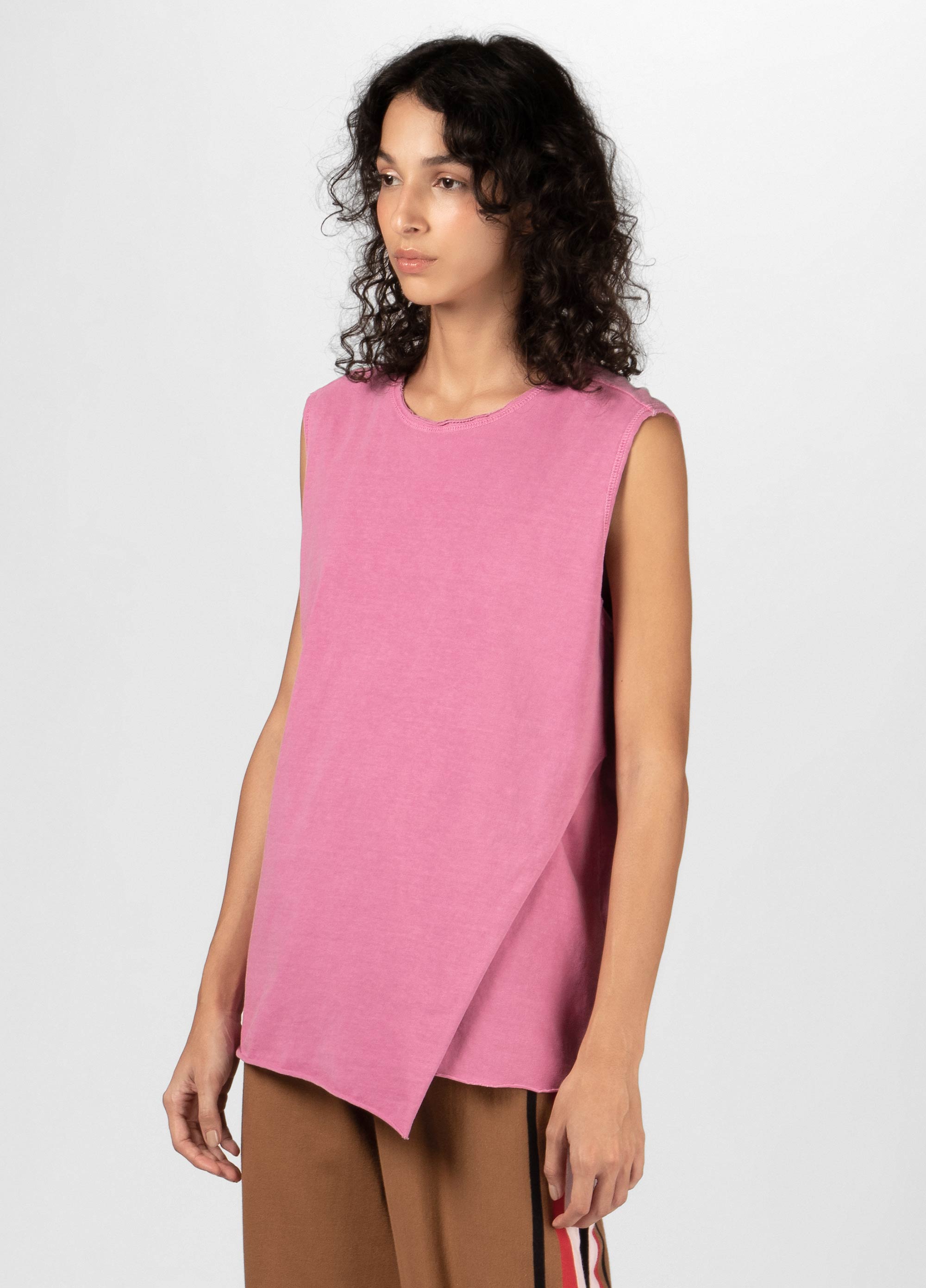 Womens detail sleeveless blouse
