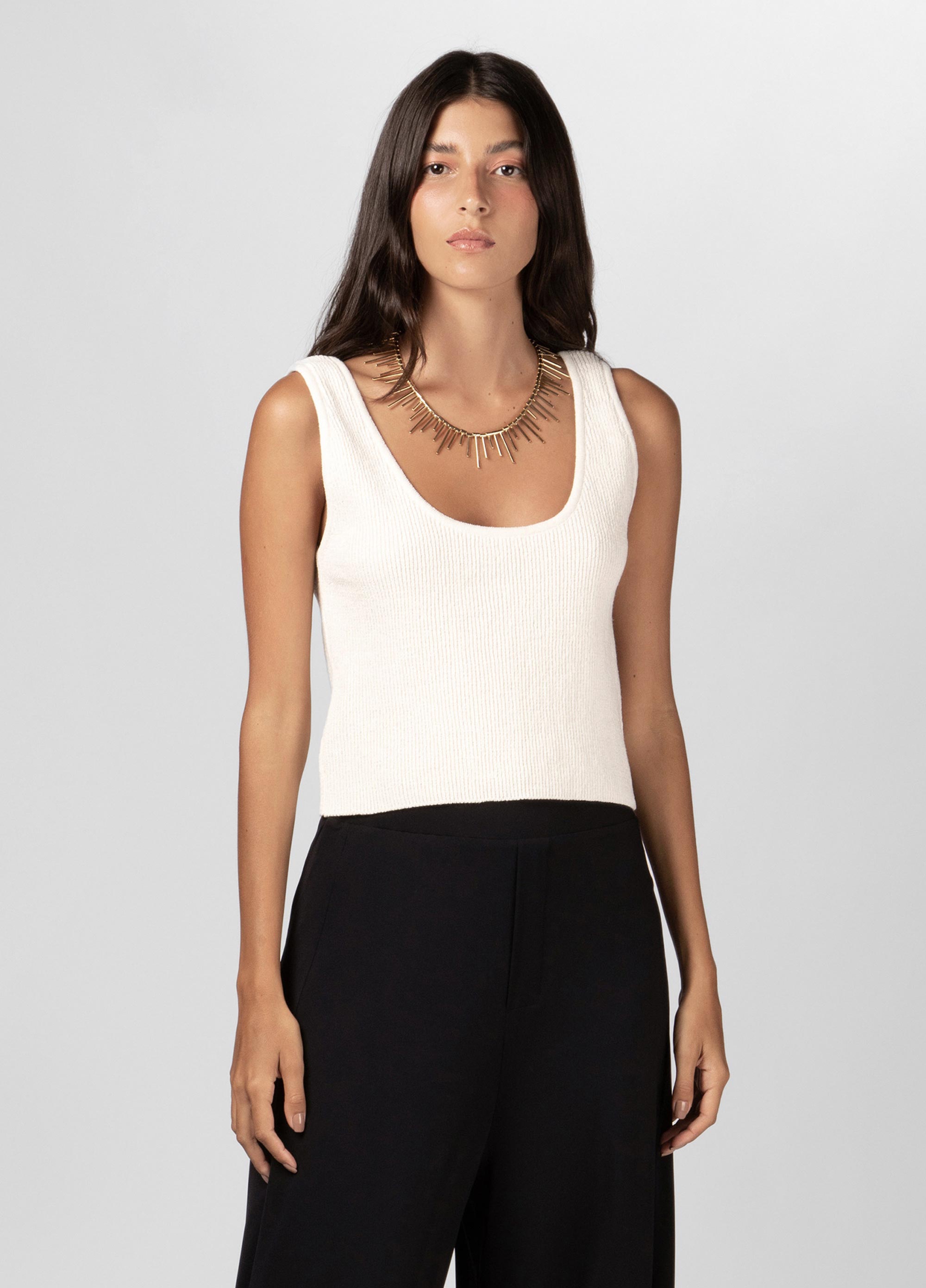 Rustic tricot top