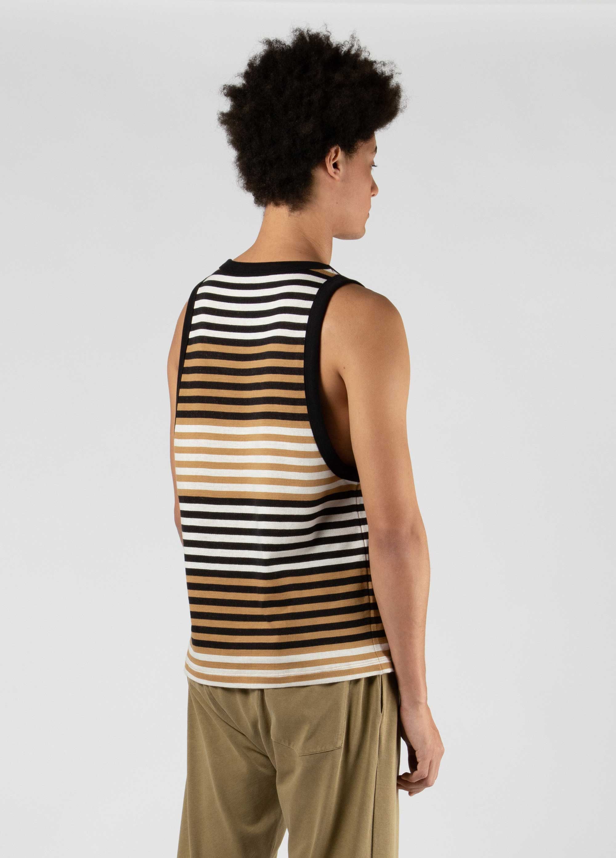 Sergipe striped tank top