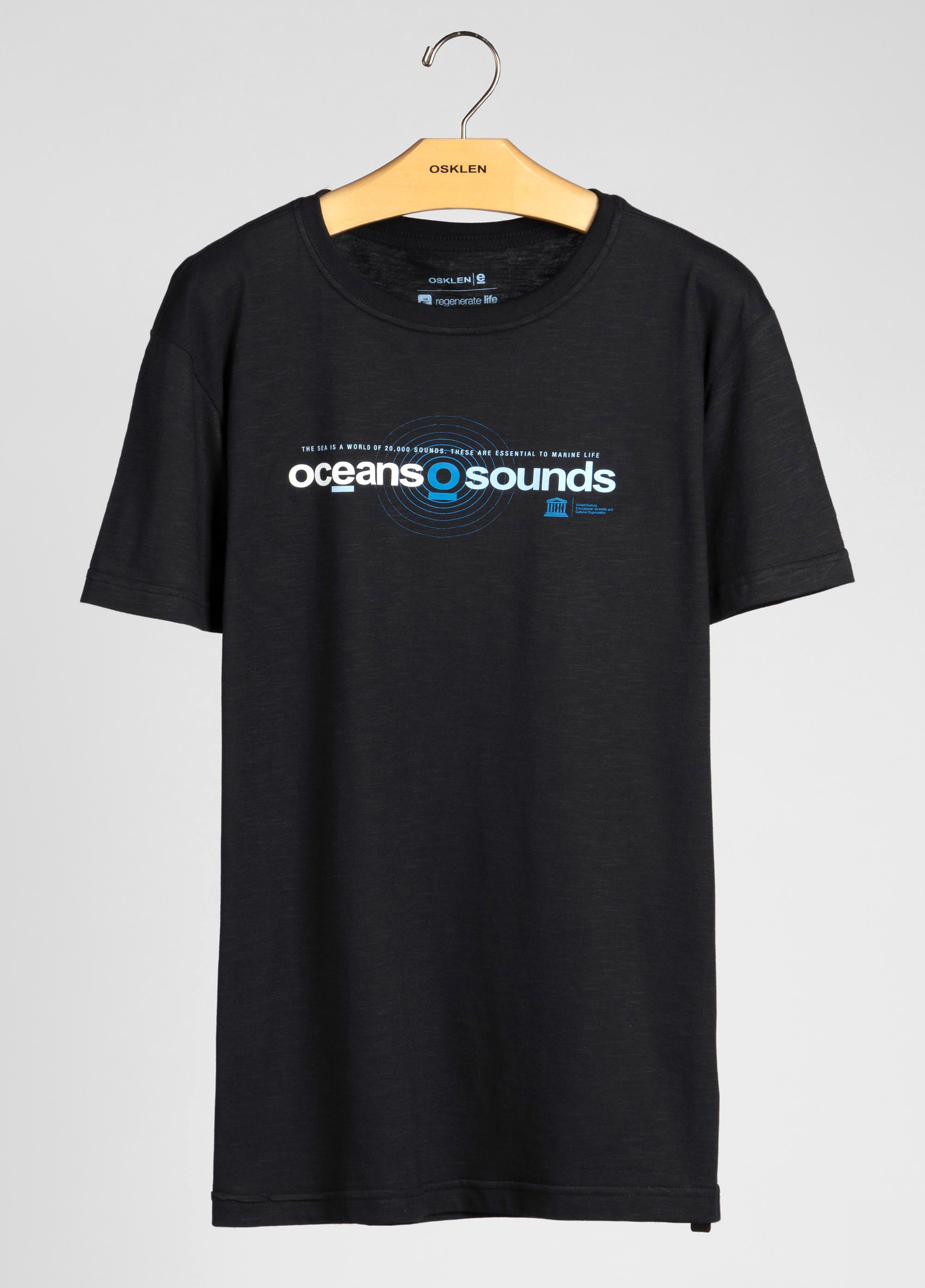 Osklen men oceans sounds rough organic t-shirt