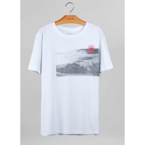 Osklen men white moutains stone t-shirt