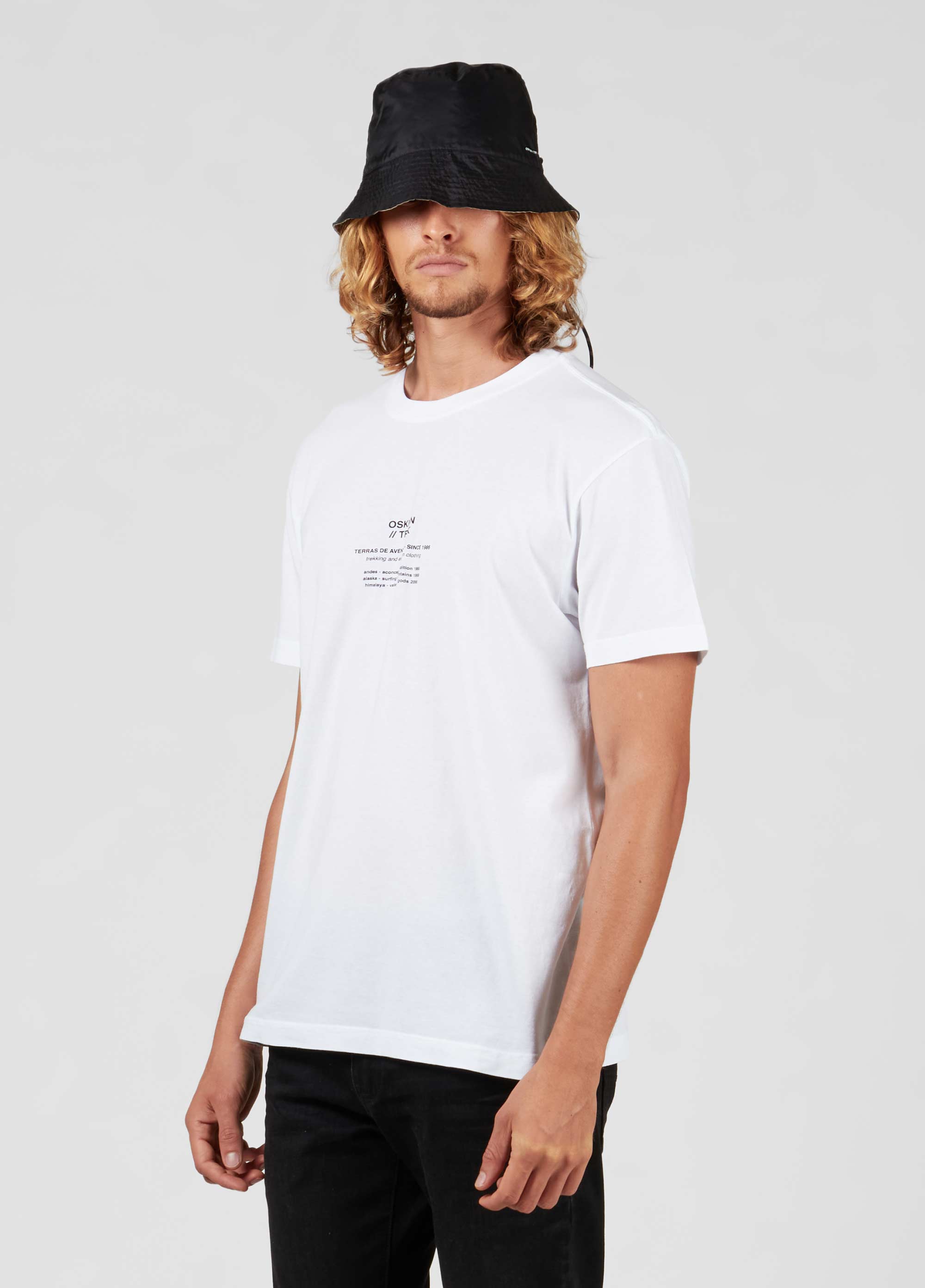 Osklen men trekking rocks stone t-shirt