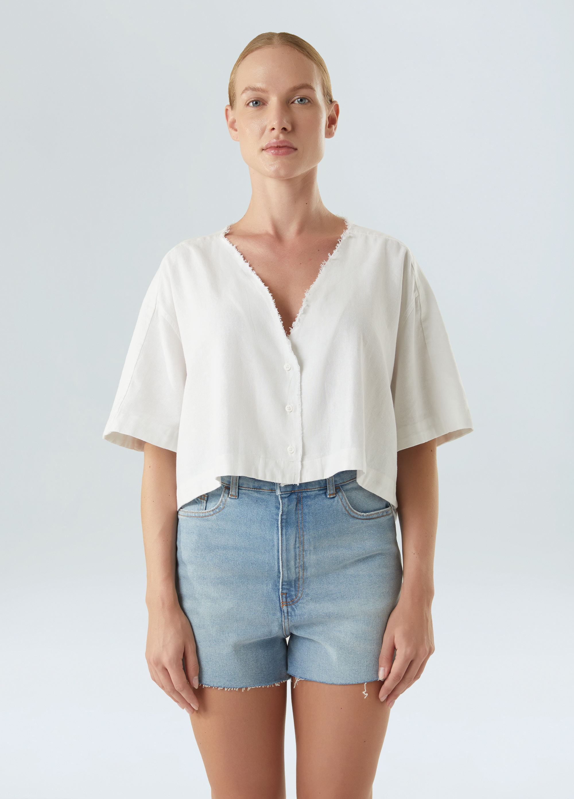 Osklen women linen shirt