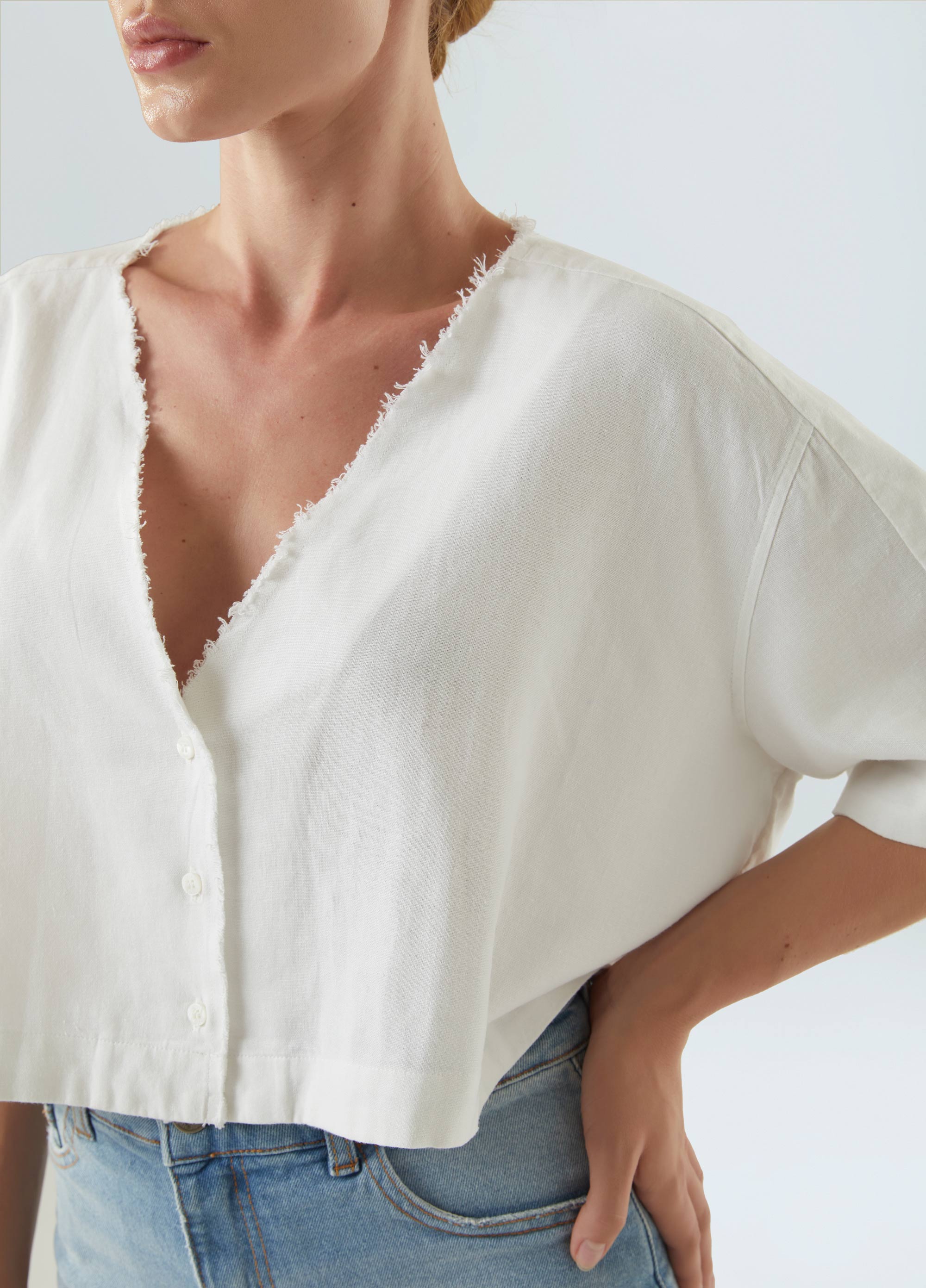 Osklen women linen shirt