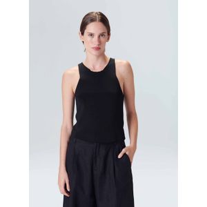 Rayon knit racerback tank top