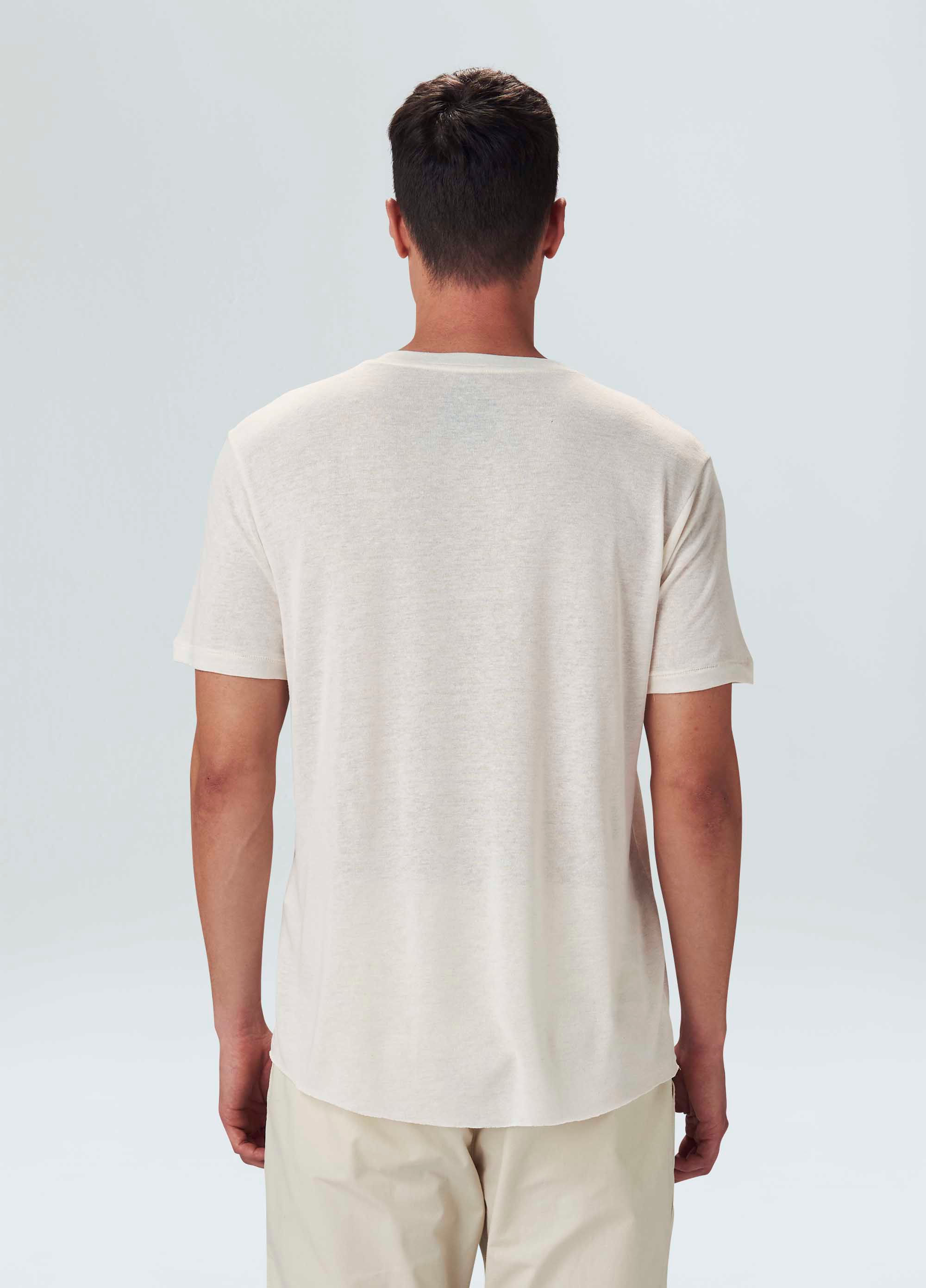 Light linen made in brazil t-shirt