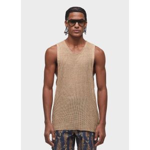 Cork tricot top
