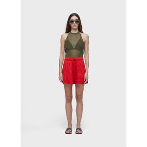 Wrinkled color shorts