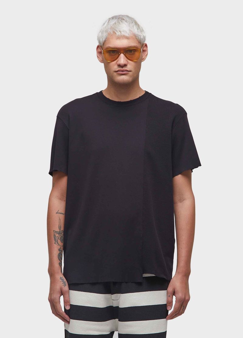 TSHIRT MIX ASSIMETRICA MC