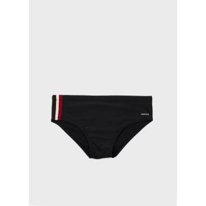 Retro tape slim swim trunks