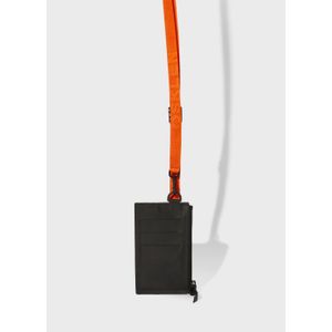 Leather card keychain