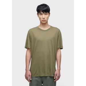Solid light linen t-shirt