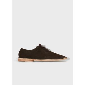 Suede oxford shoes