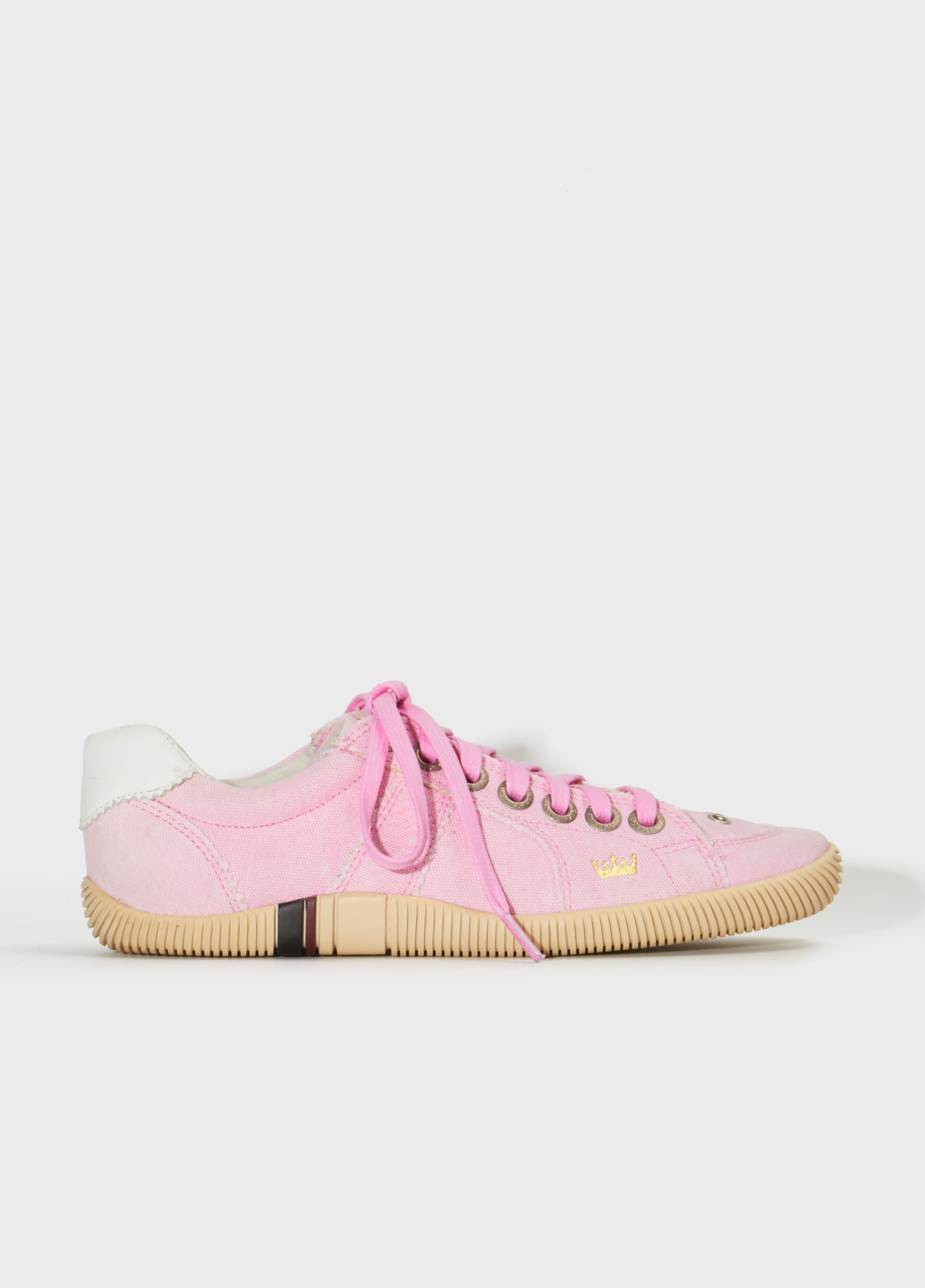 Womens riva stone canvas colour sneakers
