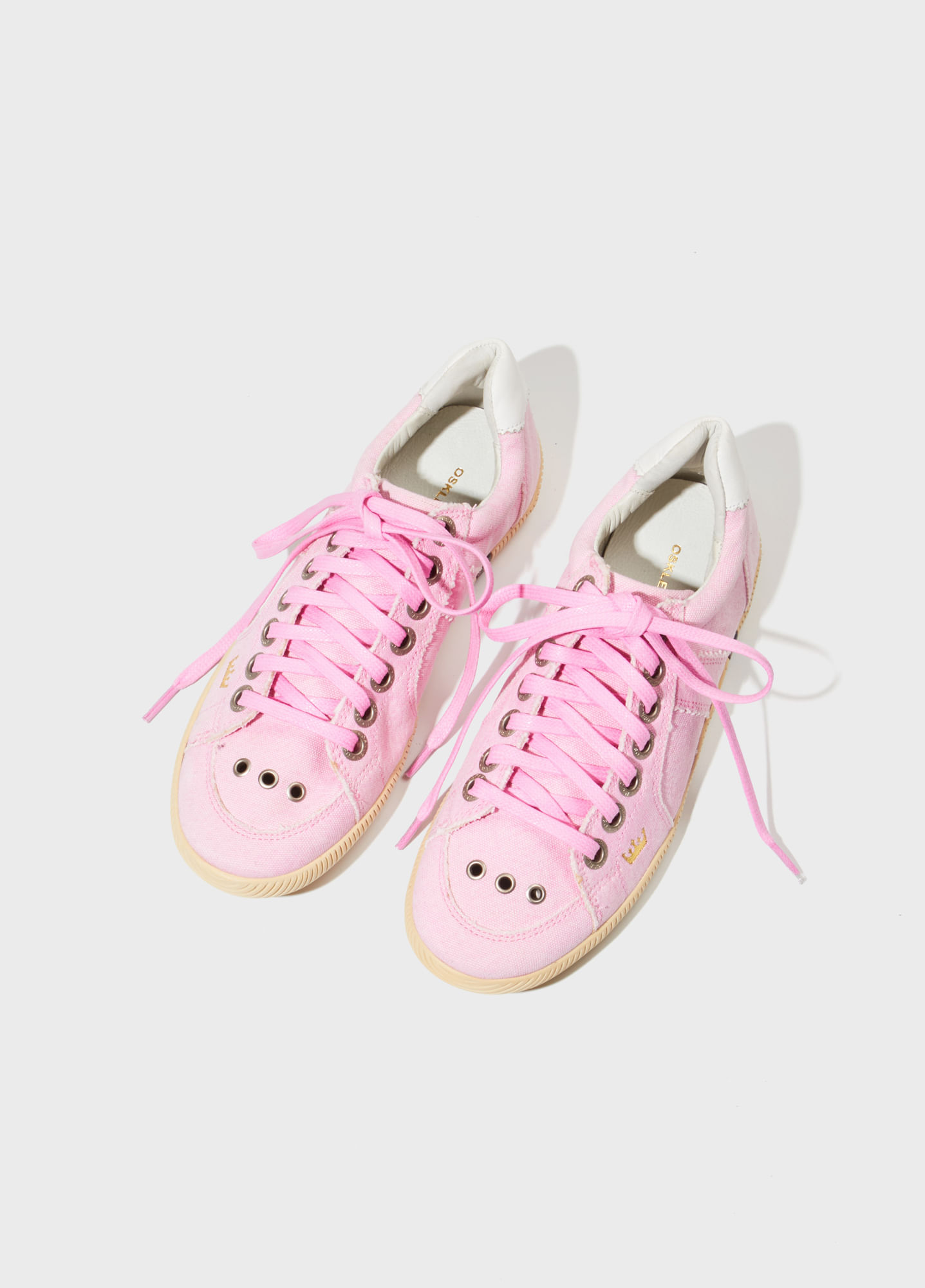 Womens riva stone canvas colour sneakers
