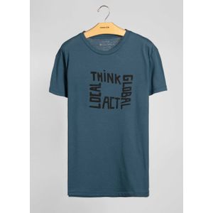 Eco rustic think global t-shirt