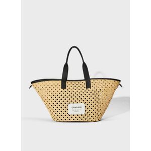 Basket-style straw bag
