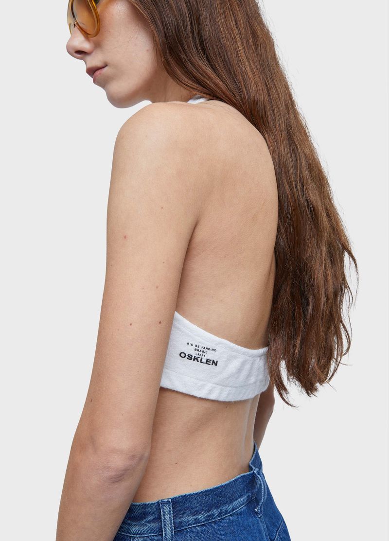 TOP FRENTE UNICA ATOALHADO