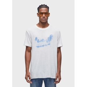 Light linen landscape t-shirt