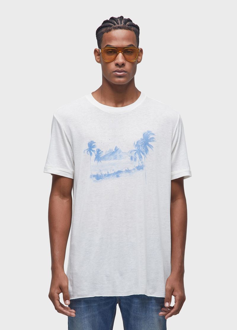 TSHIRT LIGHT LINEN PAISAGEM MC