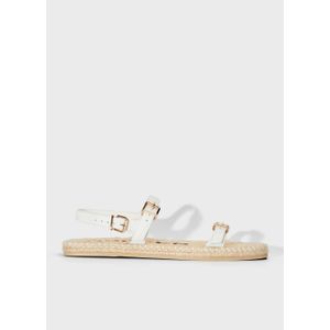 Metallic rope sandals