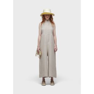 Racerback tuxedo jumpsuit