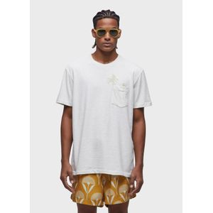 Jute coconut tree t-shirt with pocket