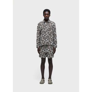 Jacquard rose bermuda shorts