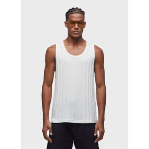Ribbed rustic tank top