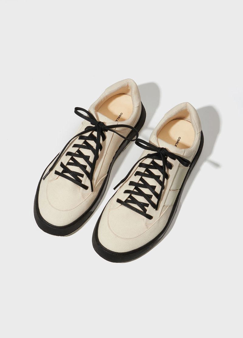 CANVAS AG SNEAKER BLACK SOLE M