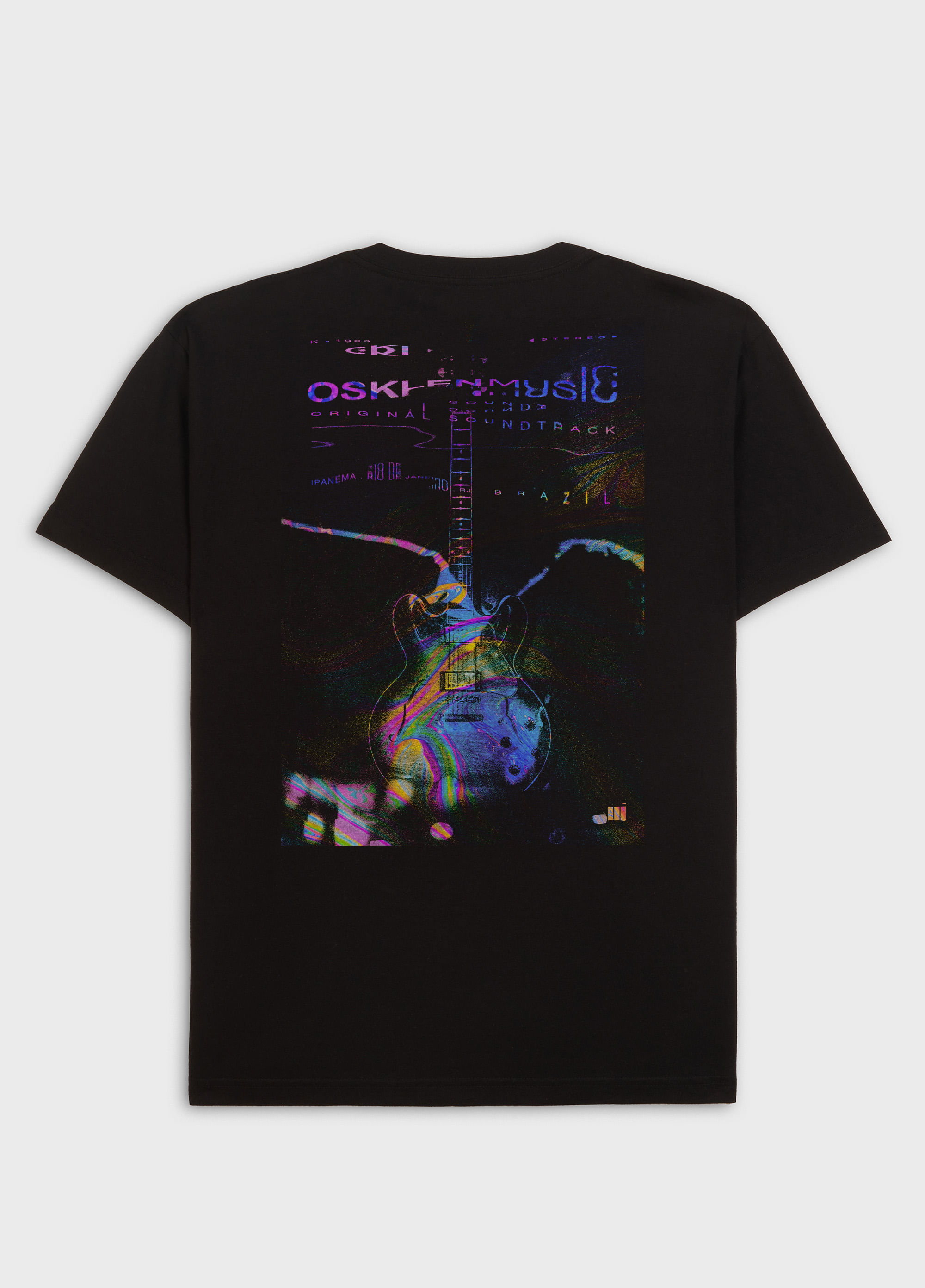 TShirt Regular Vintage Psy Guitar