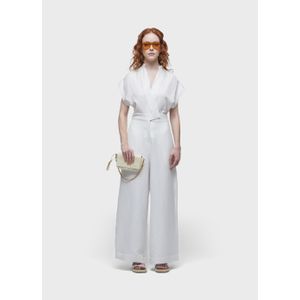 Tie-up jumpsuit