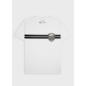 Vintage crest t-shirt with stripes