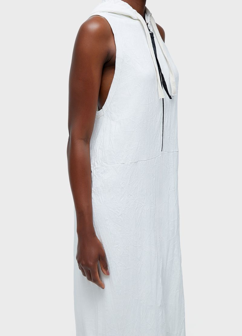 MACACAO SLEEVELESS CAPUZ WRINKLED