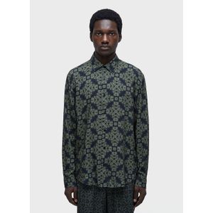 Tile blue shirt