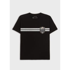 Vintage crest t-shirt with stripes
