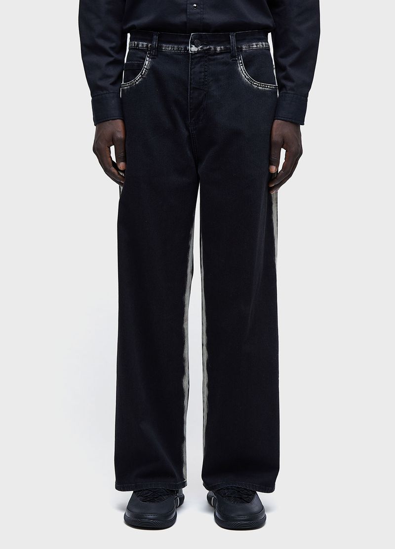 CALCA JEANS STONED COTTON