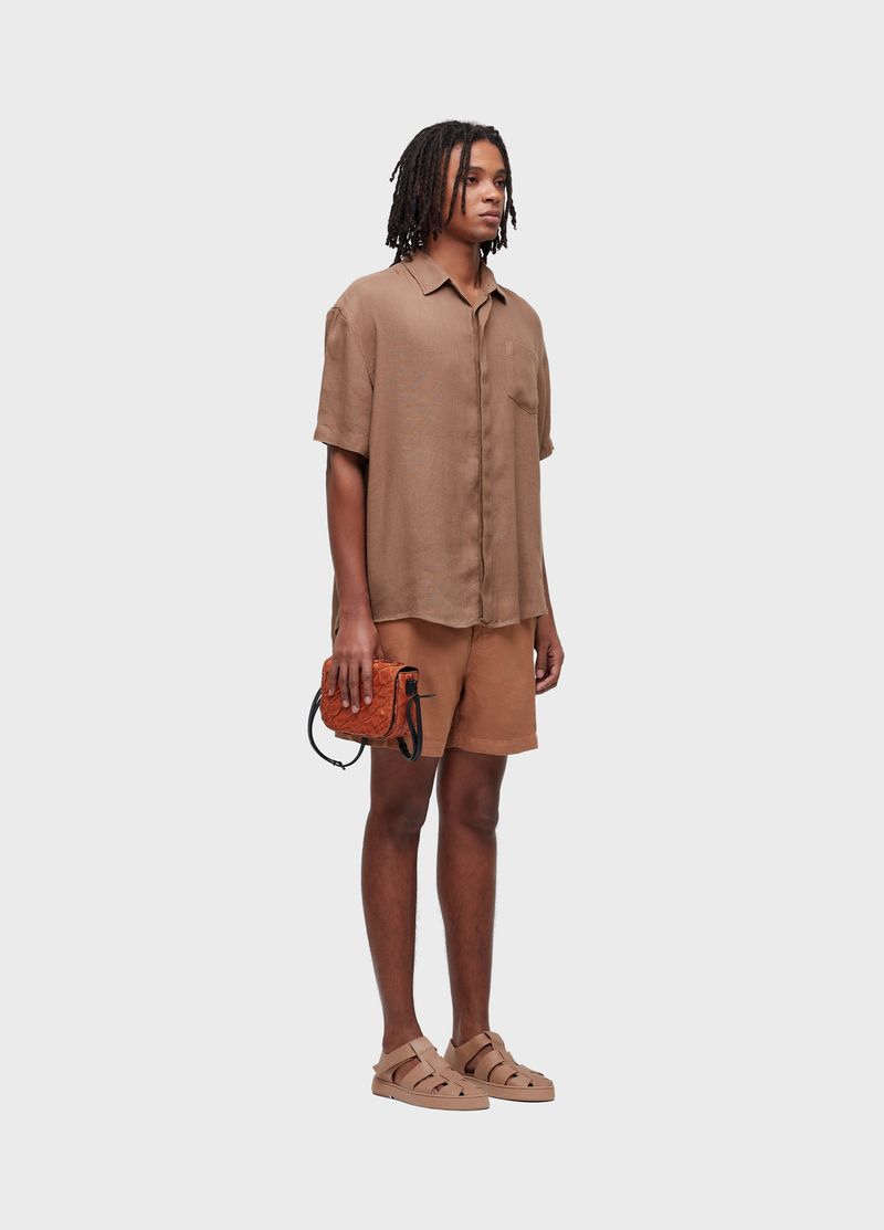 CAMISA MC RECYCLED LINEN