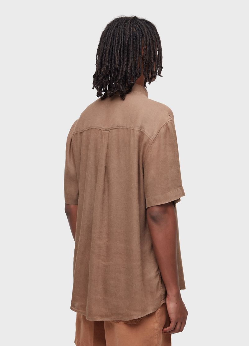 CAMISA MC RECYCLED LINEN