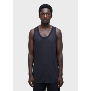 Visual linen cut tank top
