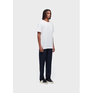Fluid linen tailored pants
