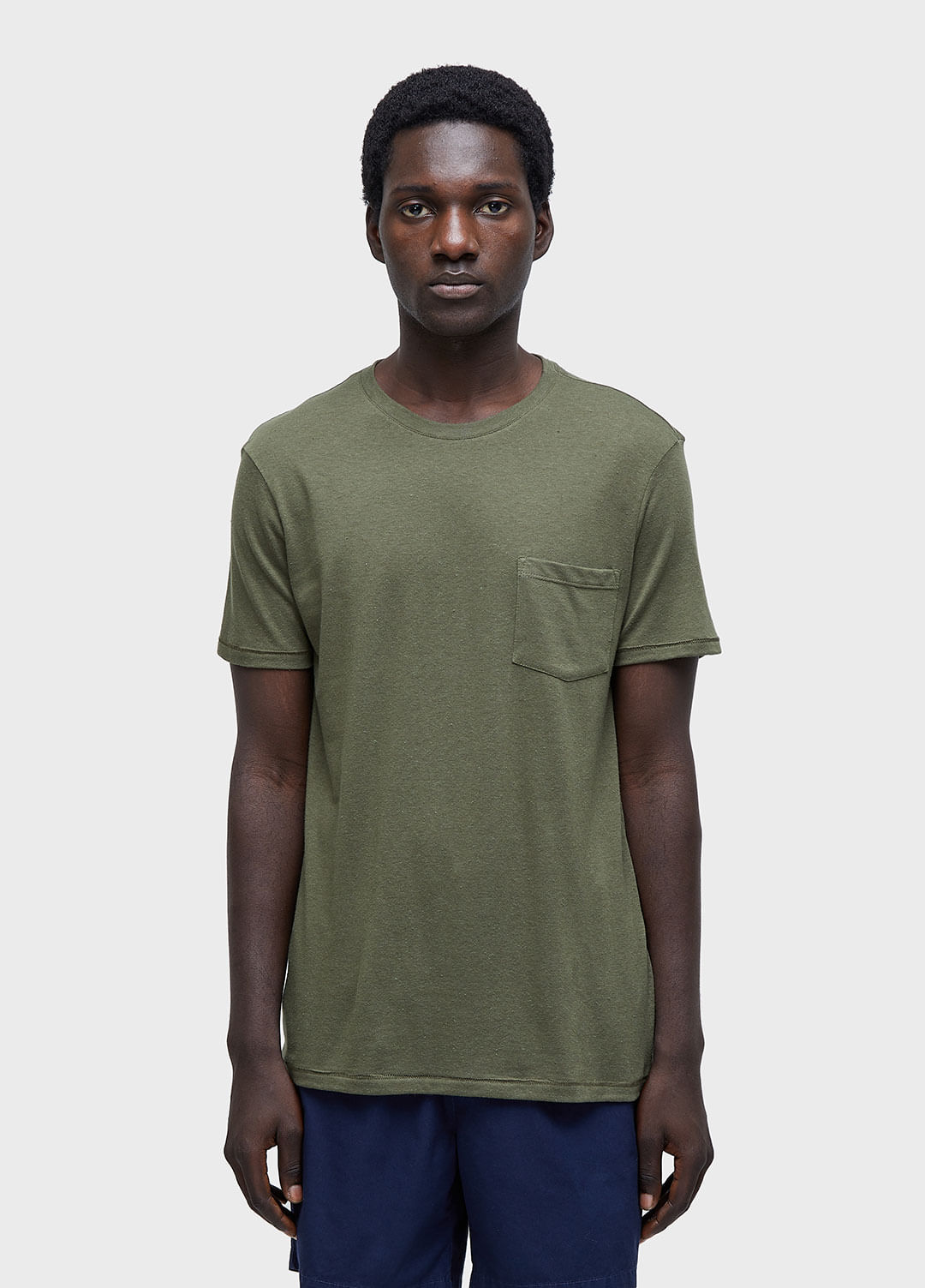 E-basics II pocket rustic t-shirt (ls)